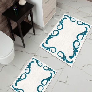 Milano Halı 2li Banyo Halısı Kaymaz Taban Klozet Takımı Paspas HY-802